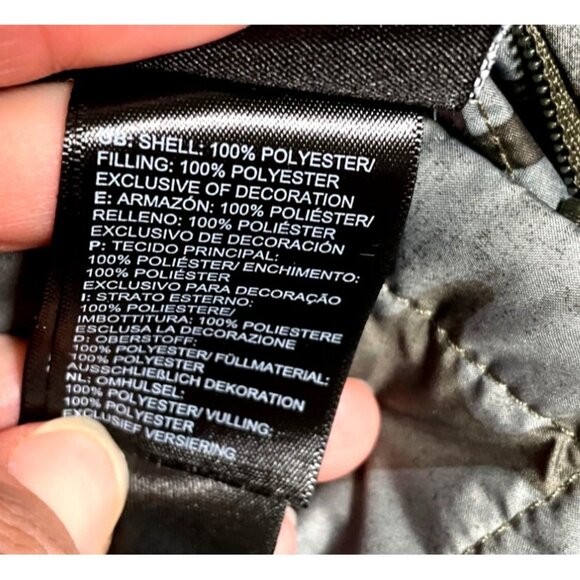 The North Face Girls Reversible Jacket 4T Camo Puffer Fur Snow - Picture 5 of 8